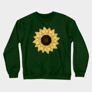 Mandala Sunflower Crewneck Sweatshirt